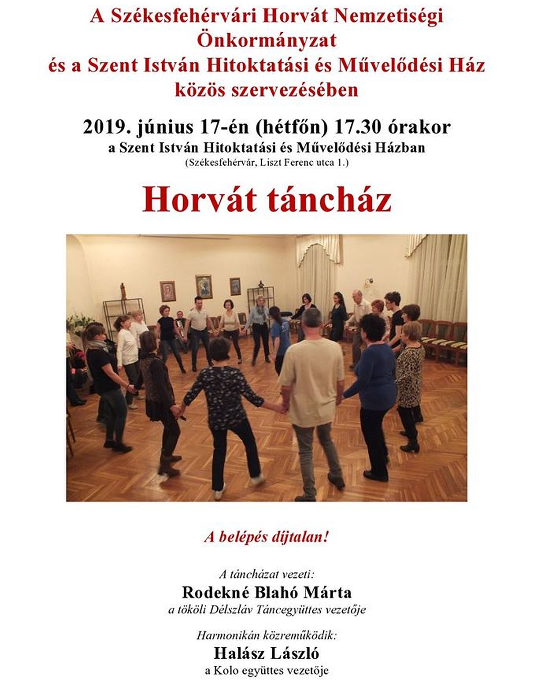 Ismét horvát táncház lesz a Tököli Délszláv Táncegyüttes és a Kolo tagjaival